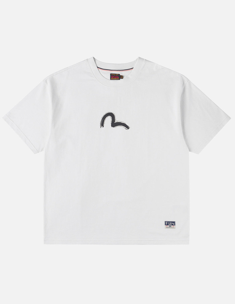 Hand-Brushed Daicock Print T-Shirt 4
