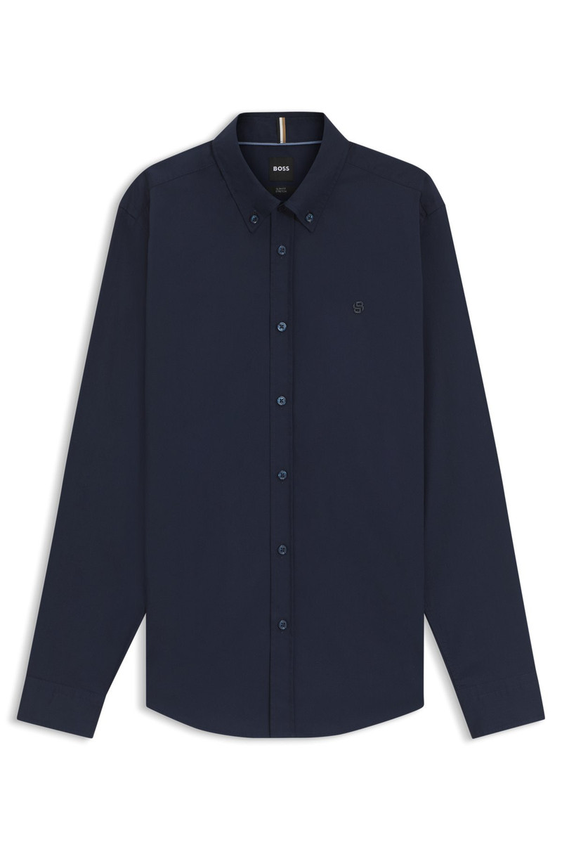 SLIM-FIT SHIRT WITH DOUBLE B MONOGRAM 1