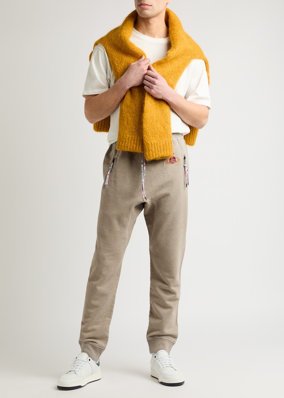 Vivienne Westwood Football Orb-embroidered Cotton Sweatpants - 4