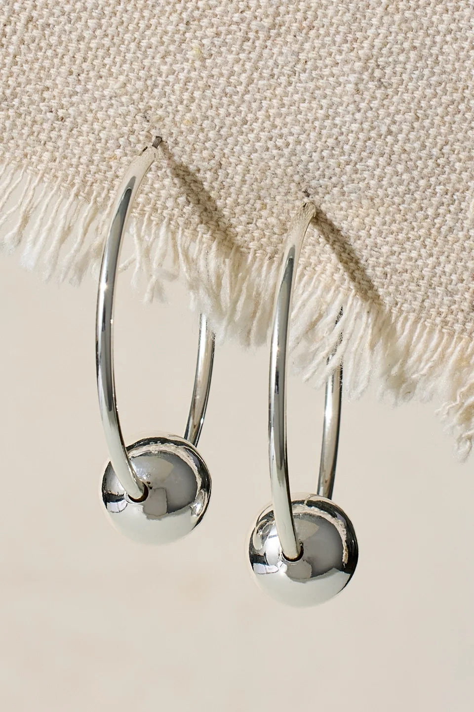 Angie Gold Plated Hoops - 1