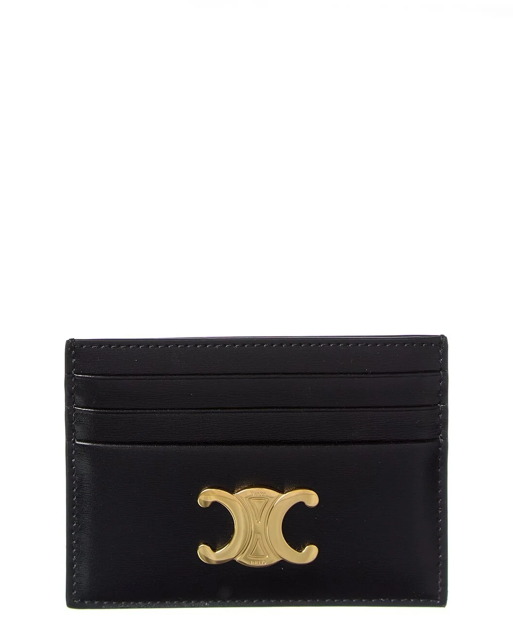 CELINE Triomphe Leather Card Holder - 1