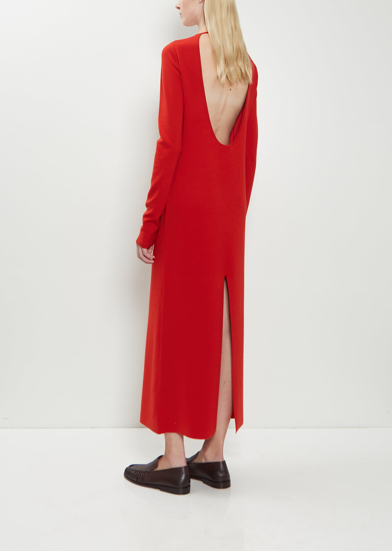 AURALEE Stretch Wool Double Face Knit Dress outlook