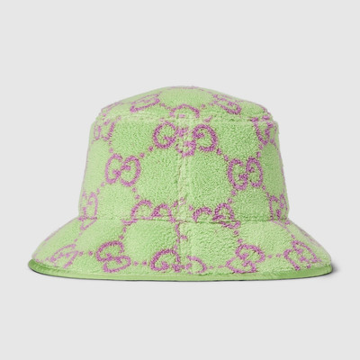 GUCCI GG terrycloth jacquard bucket hat outlook