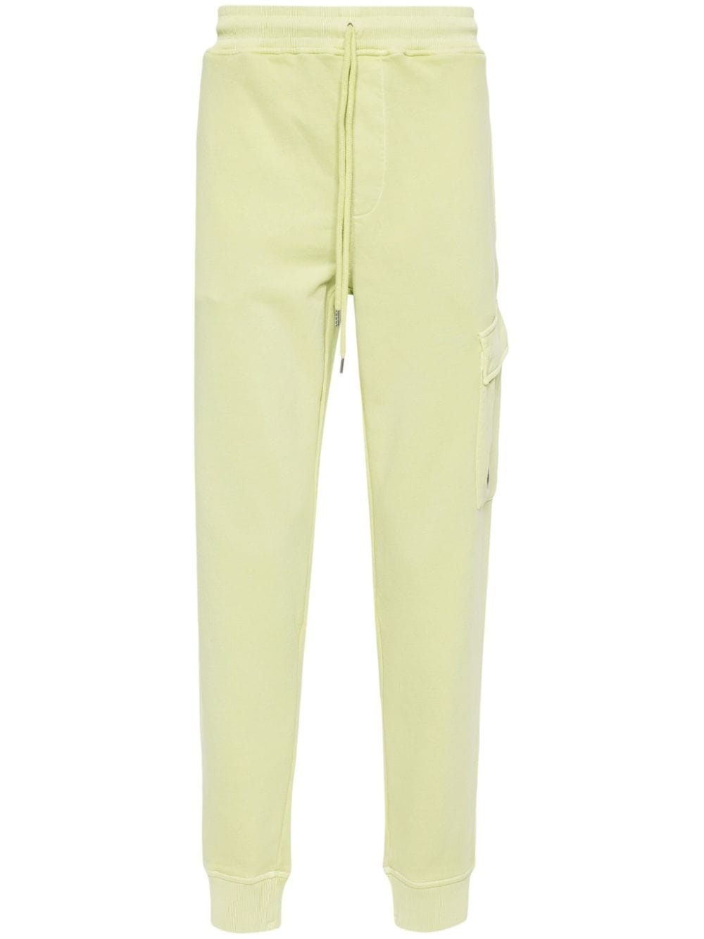 Lens-detailed cotton track pants - 1
