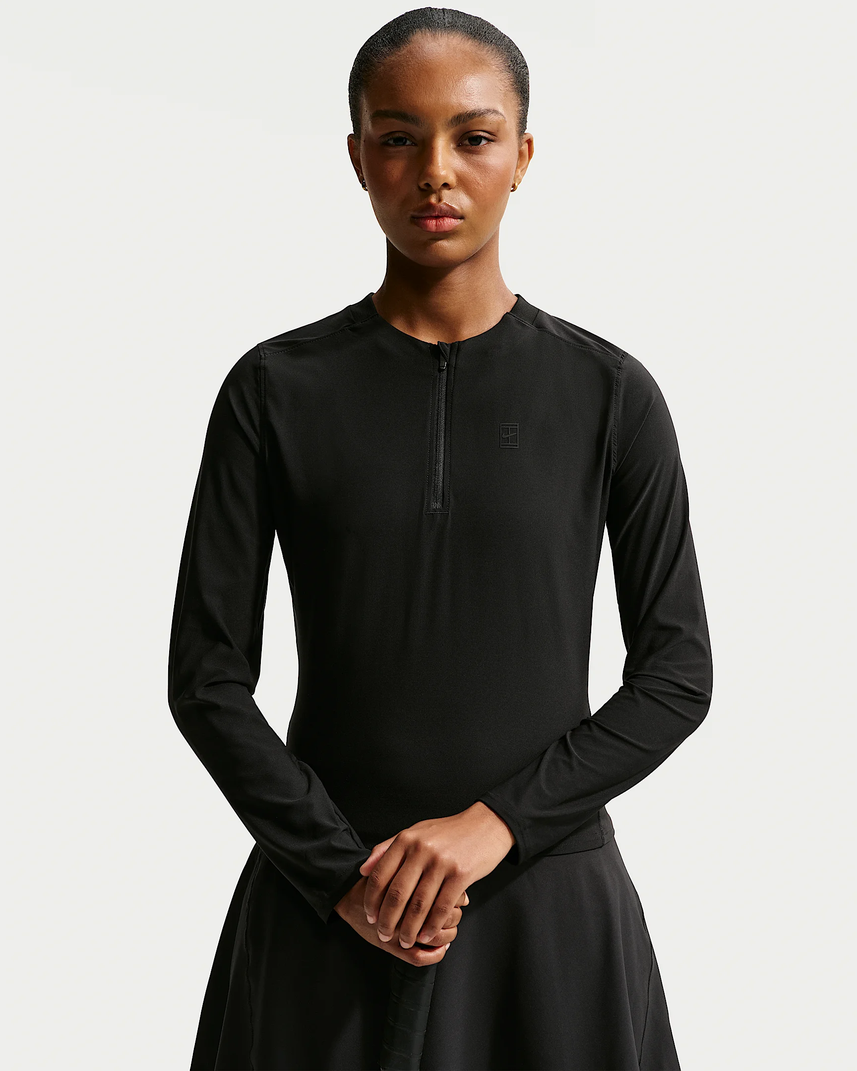 NikeCourt Advantage Women's Dri-FIT Mid-Layer Tennis Top - 1