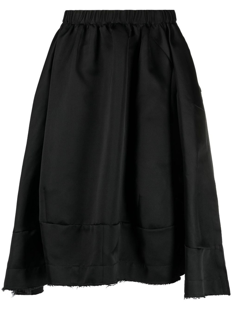 asymmetric midi skirt 1