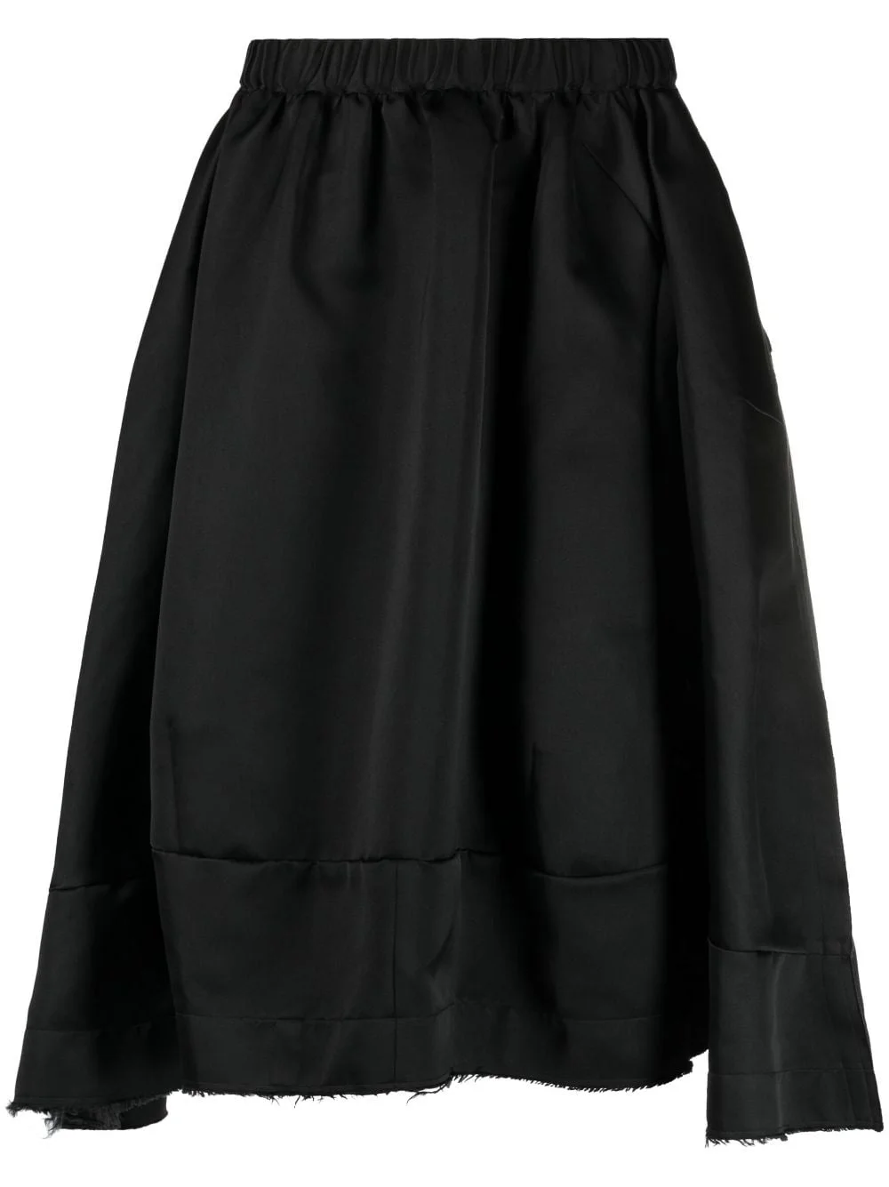 asymmetric midi skirt - 1