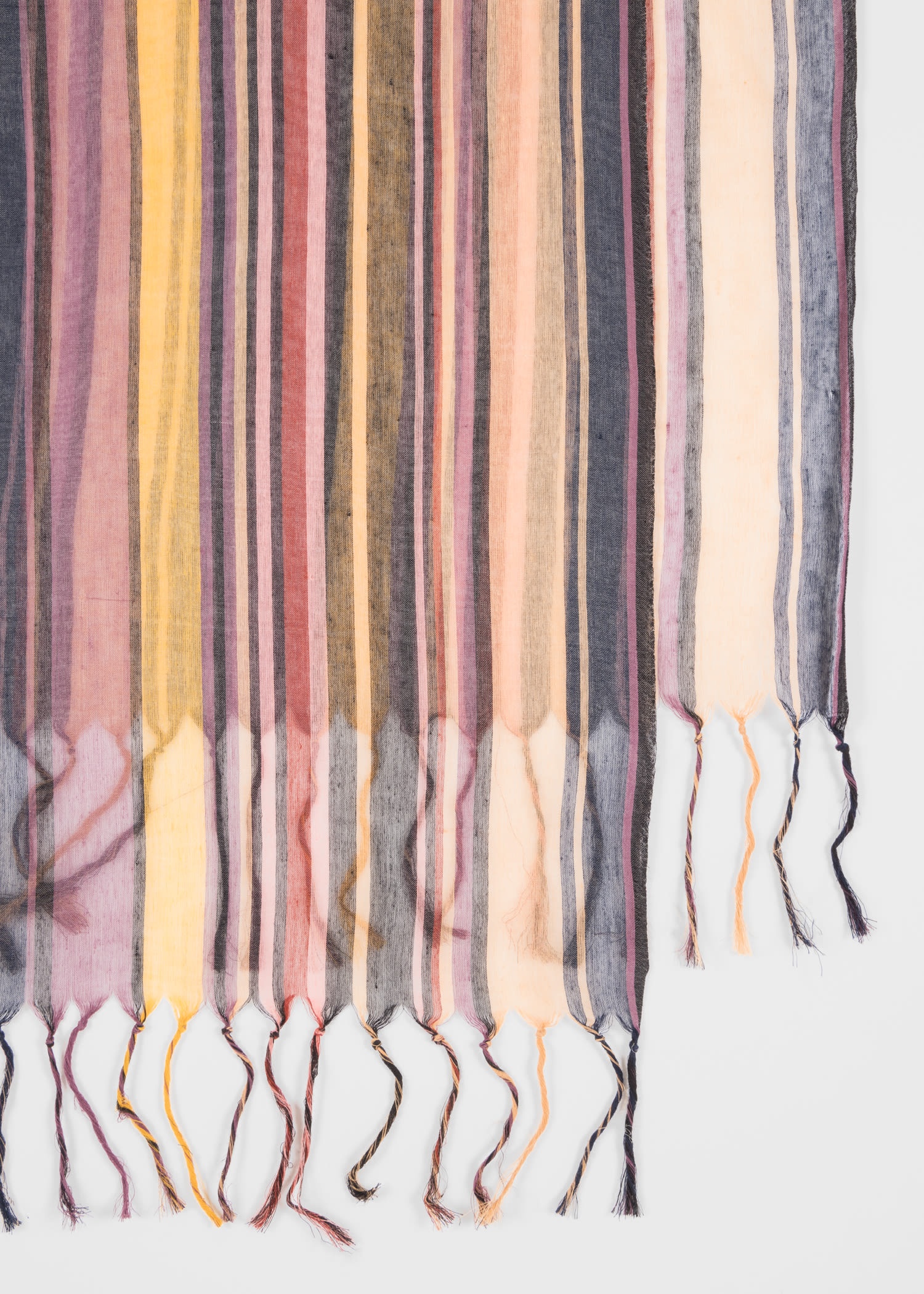 Stripe Silk-Blend Scarf - 2