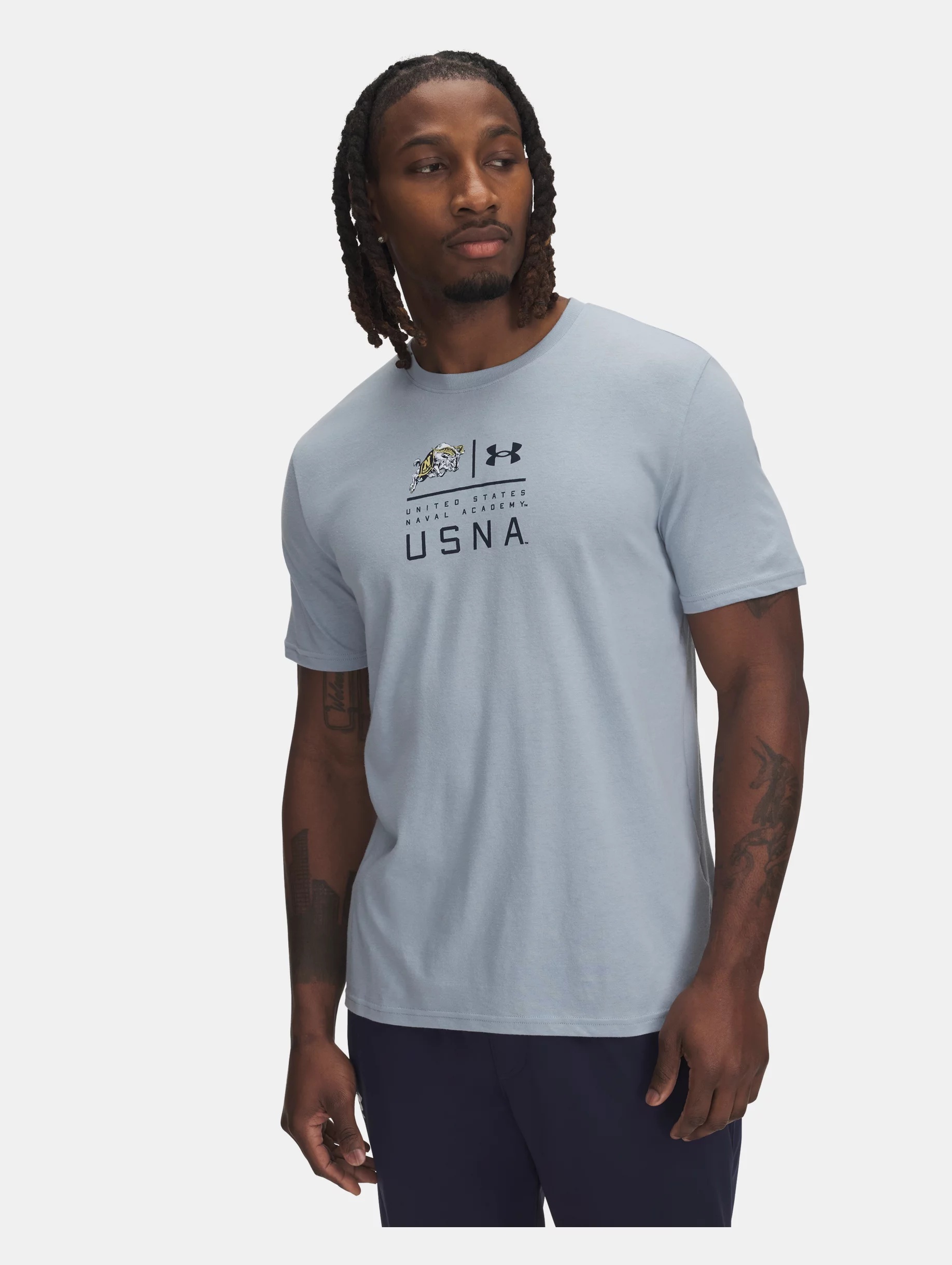 Men's UA Performance Cotton Collegiate Short Sleeve - 2