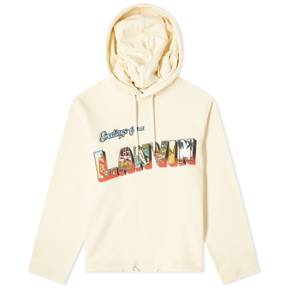 Lanvin Postcard Print Popover Hoody - 1