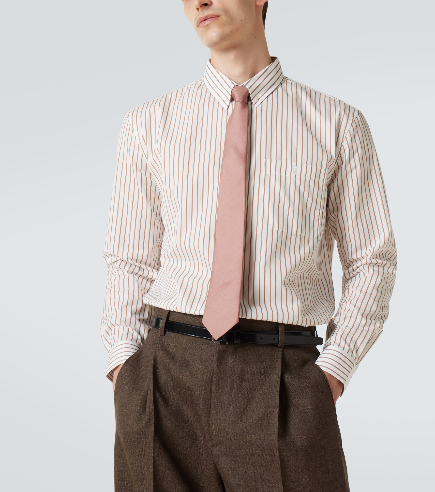 Cassandre striped cotton poplin shirt - 5
