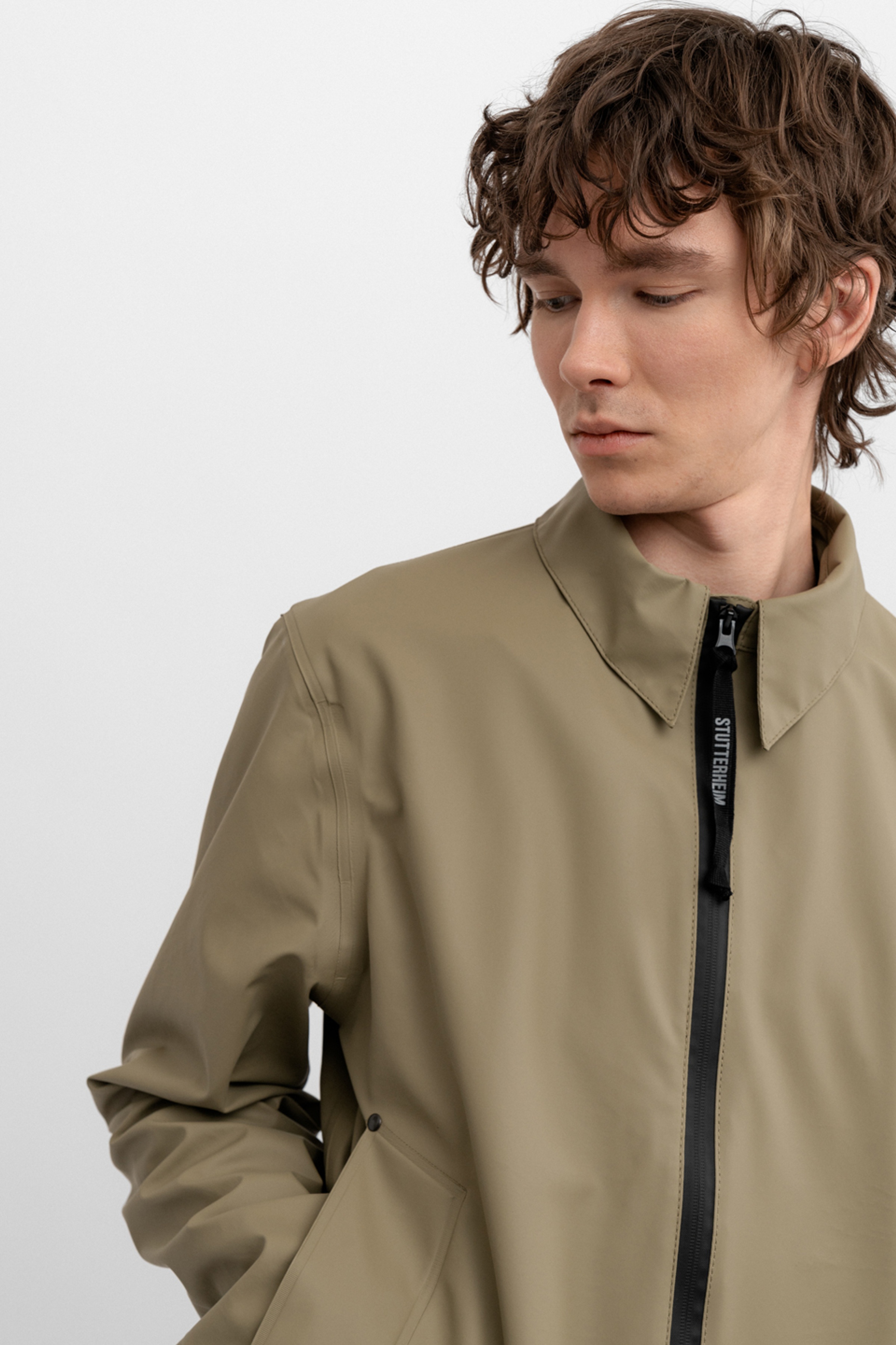 Notting Hill Lightweight Overshirt Aloe - 11