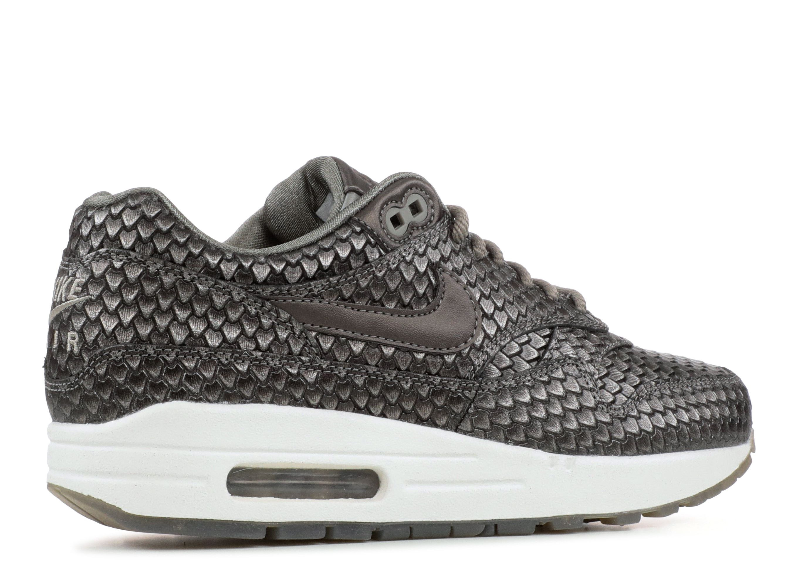 WMNS AIR MAX 1 PREMIUM 'REPTILE METALLIC PEWTER' - 3