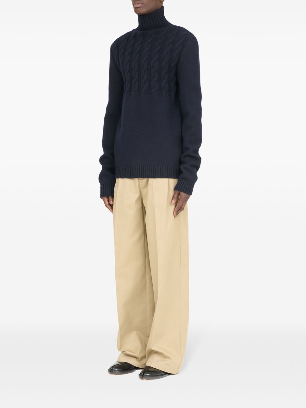 HIGH-NECK VIRGIN-WOOL SWEATER - 6