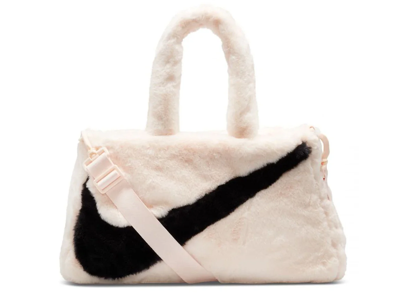 Nike Sportswear Faux Fur 10L Tote Bag Guava Ice - 1
