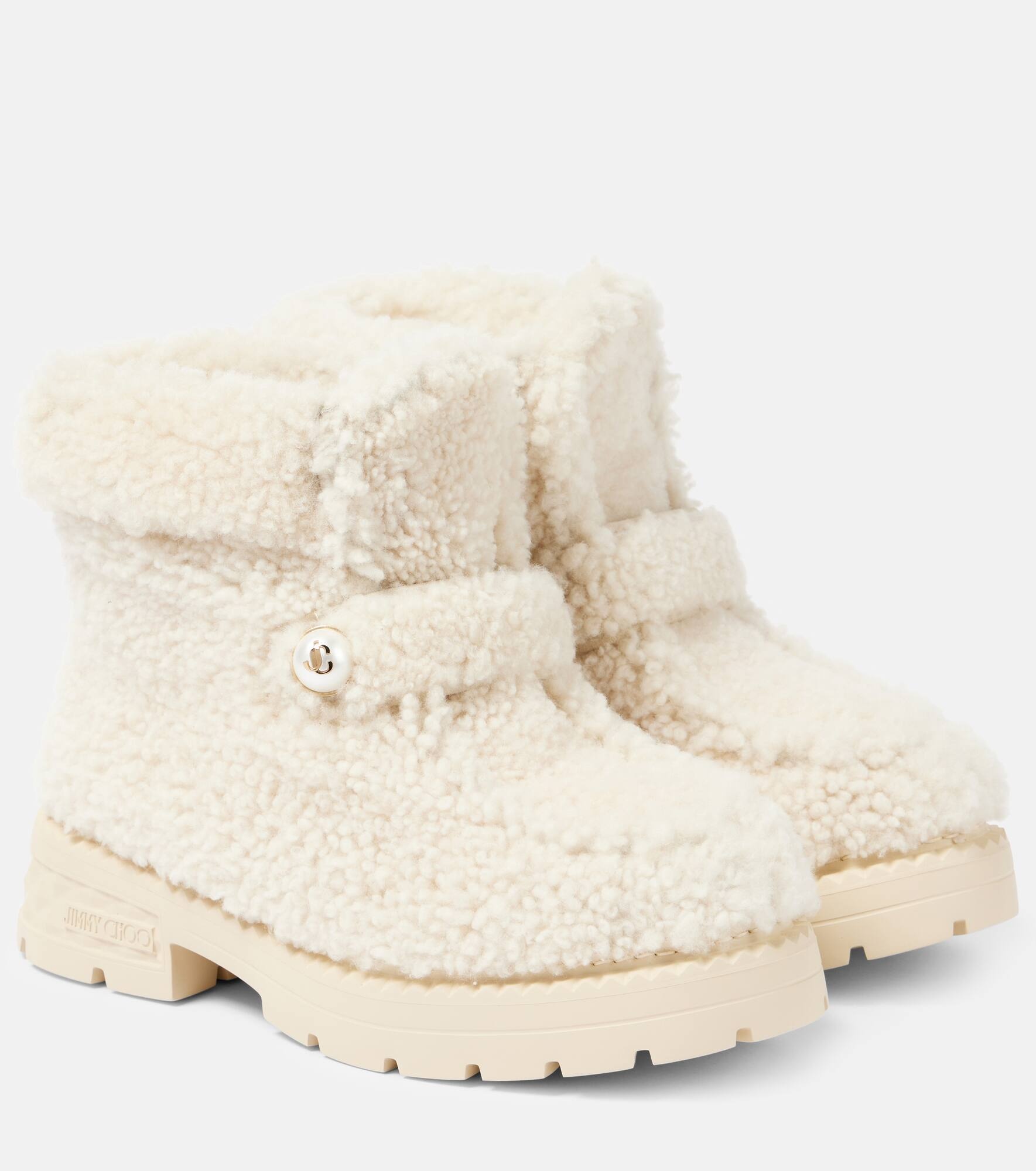 Shea shearling ankle boots - 1