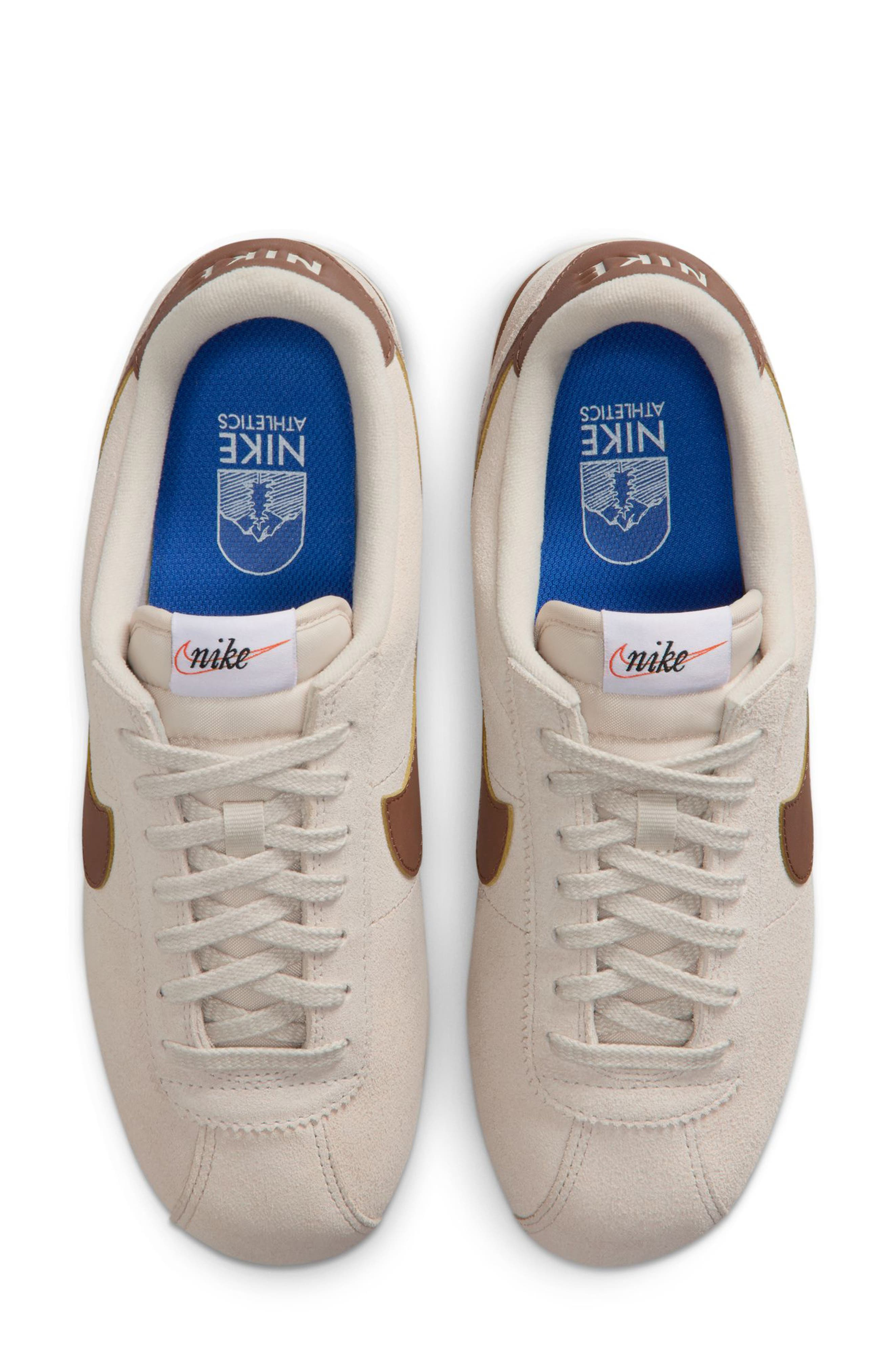 Nike Cortez Suede Sneaker in 100 Ltowbr/faunbn at Nordstrom - 3