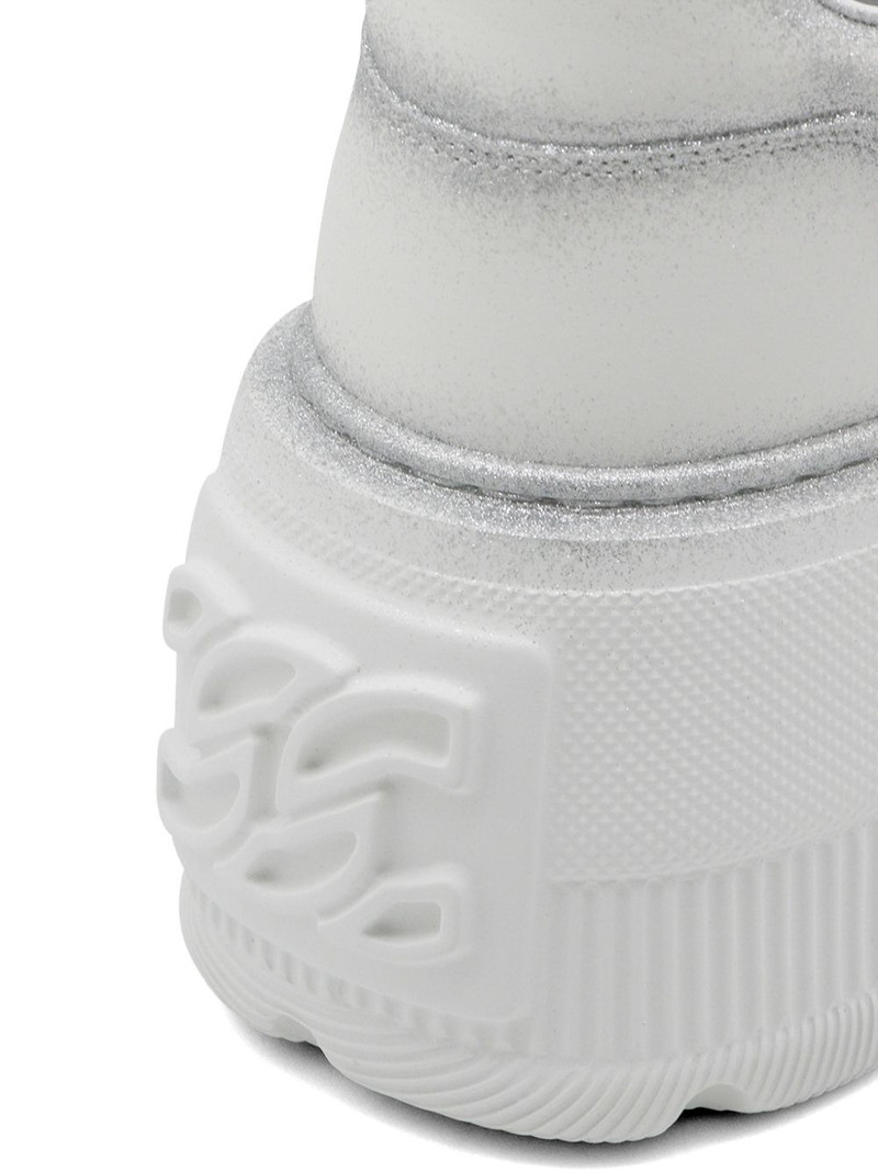 glitter-effect platform sneakers 4