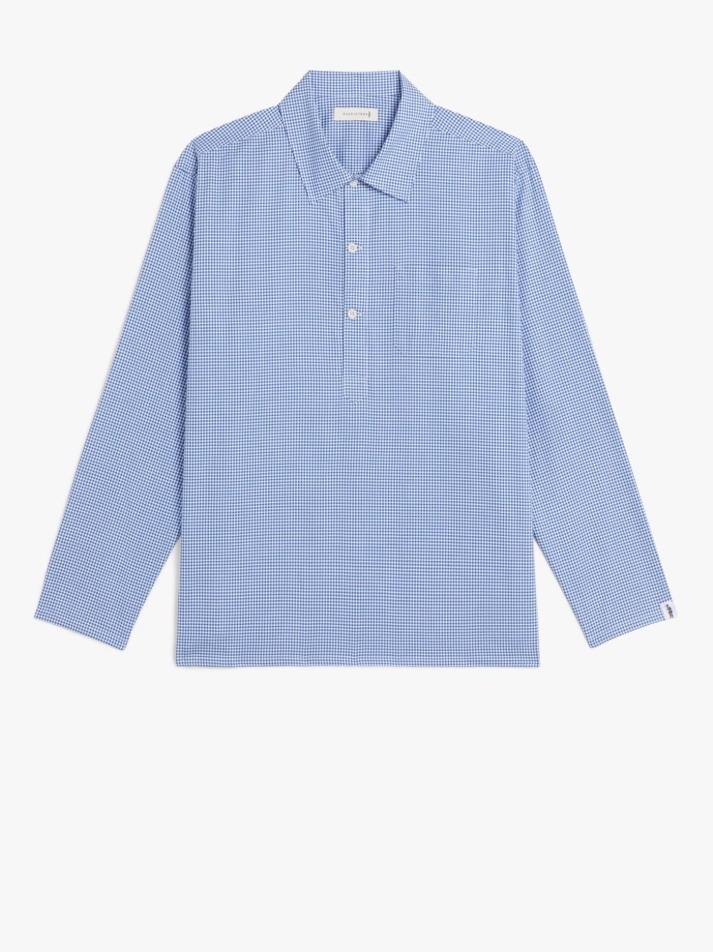 MILITARY BLUE COTTON SHIRT | GSM-201 - 1