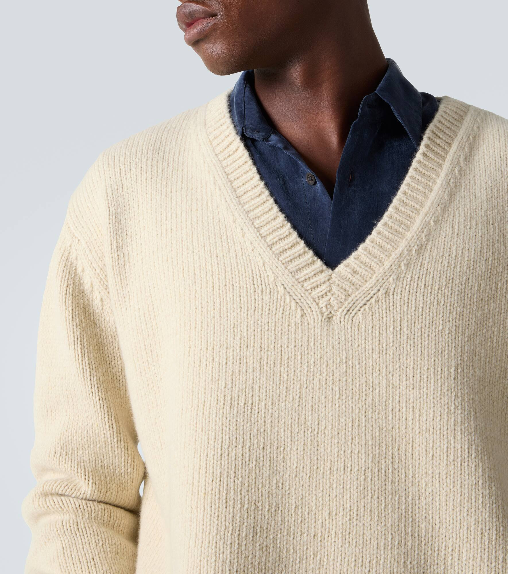 Wool and cashmere sweater - 6