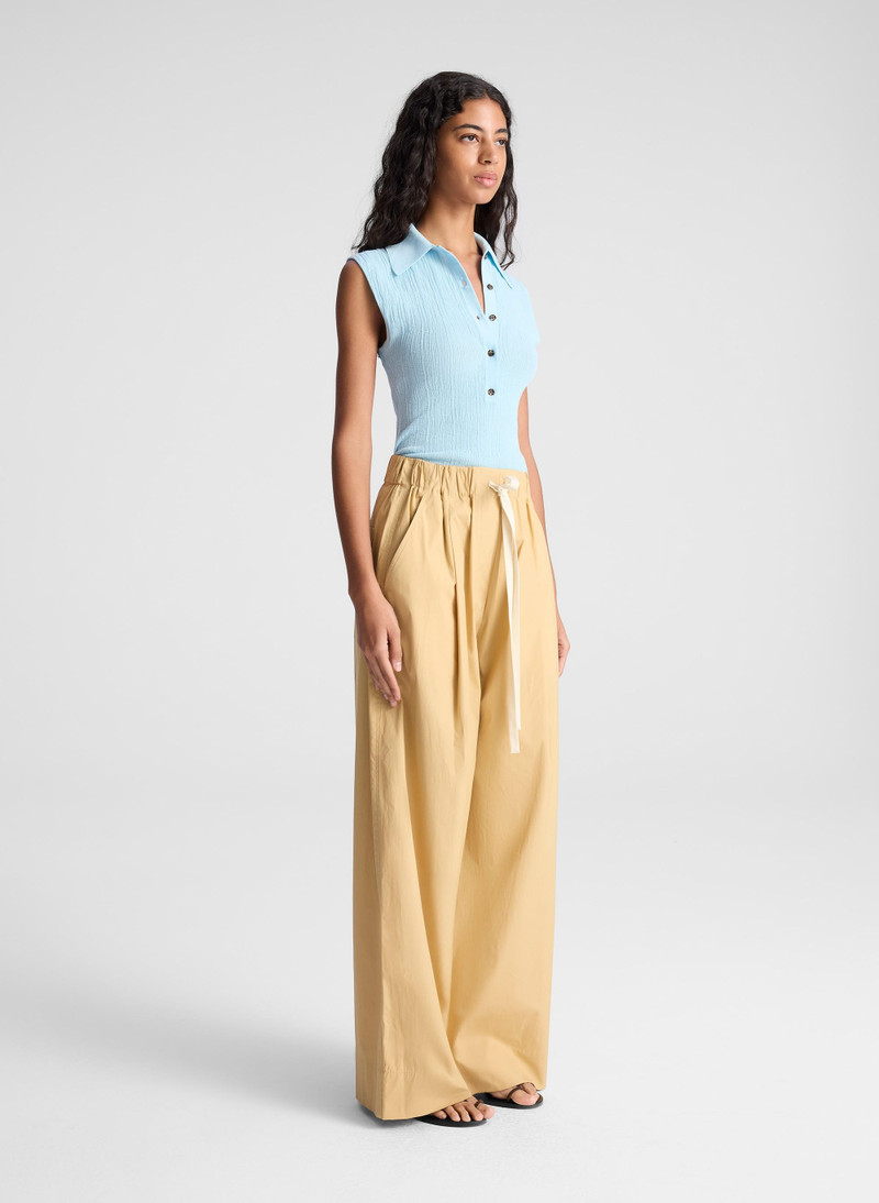 Ollie Fine Cotton Knit Polo Top 4