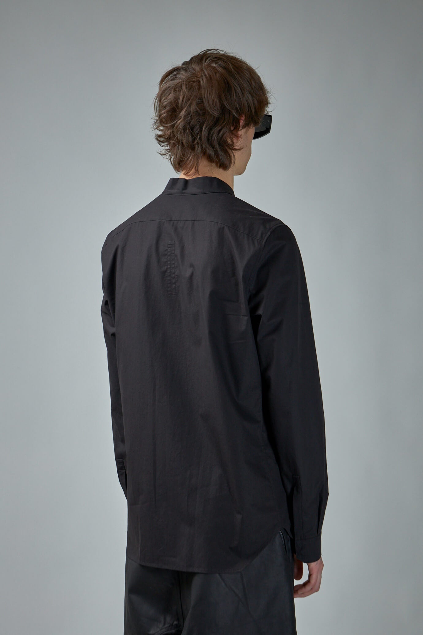 Rick Owens Snap Collar Faun Shirt | labelsfashion | REVERSIBLE