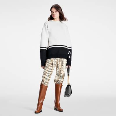 Louis Vuitton Chain Print Wide-Leg Pants outlook
