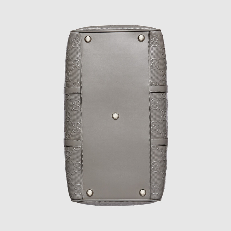 GG embossed duffle bag 7