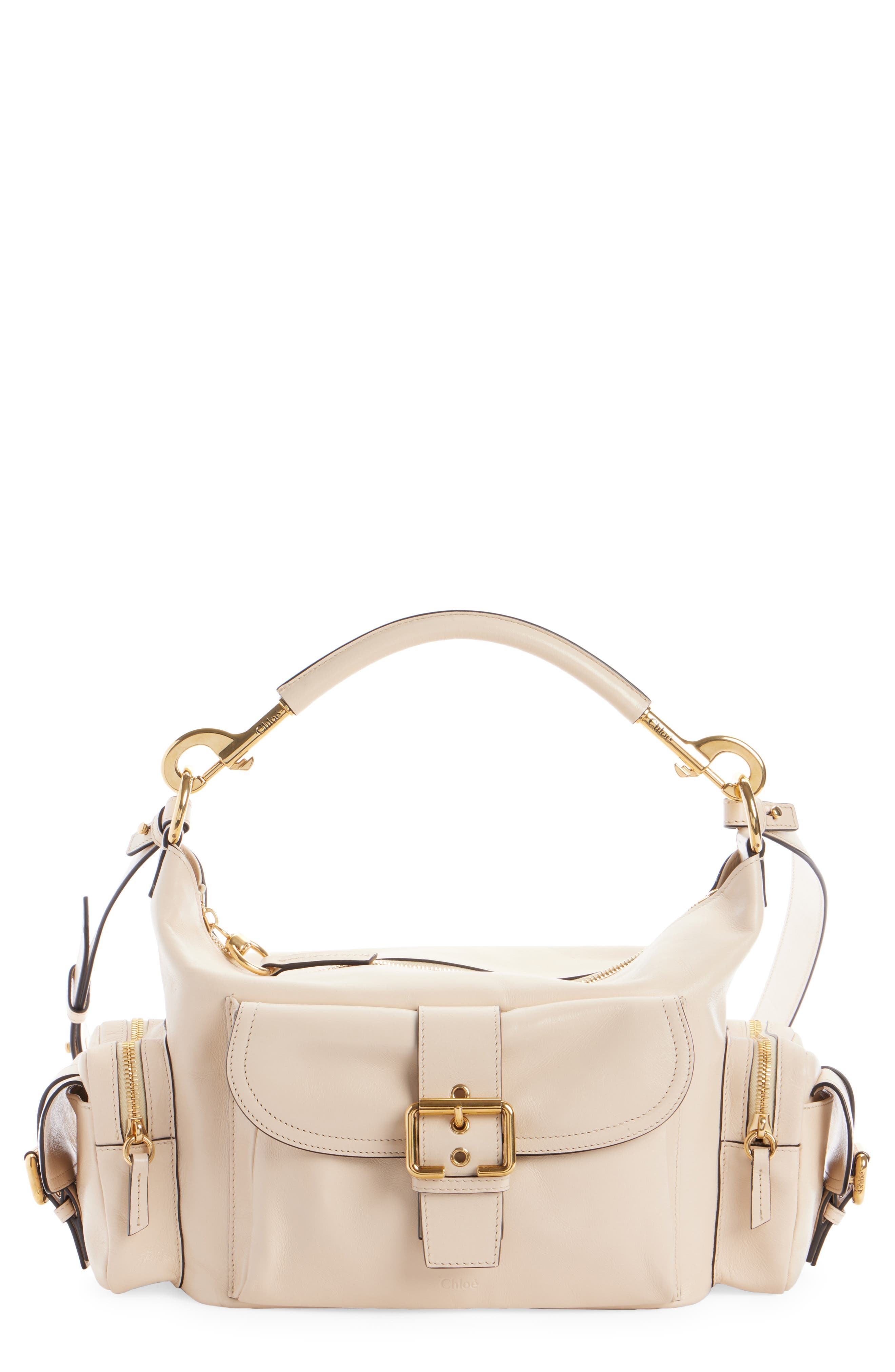 Chloé Large Leather Camera Bag in 20E Boyish Brown at Nordstrom - 1