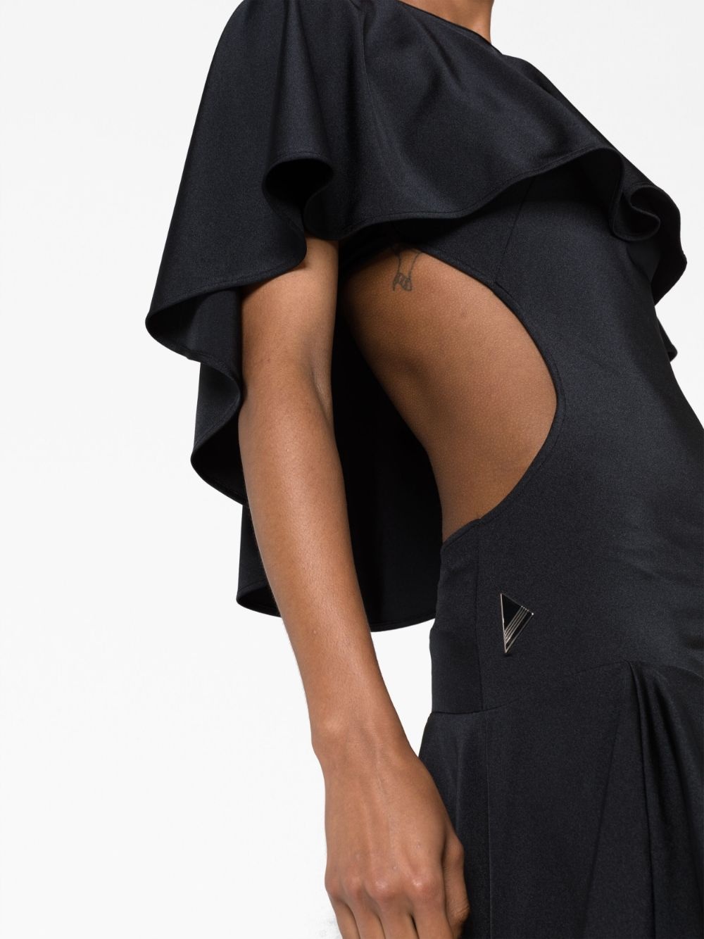 Airi cape-effect cut-out minidress - 3