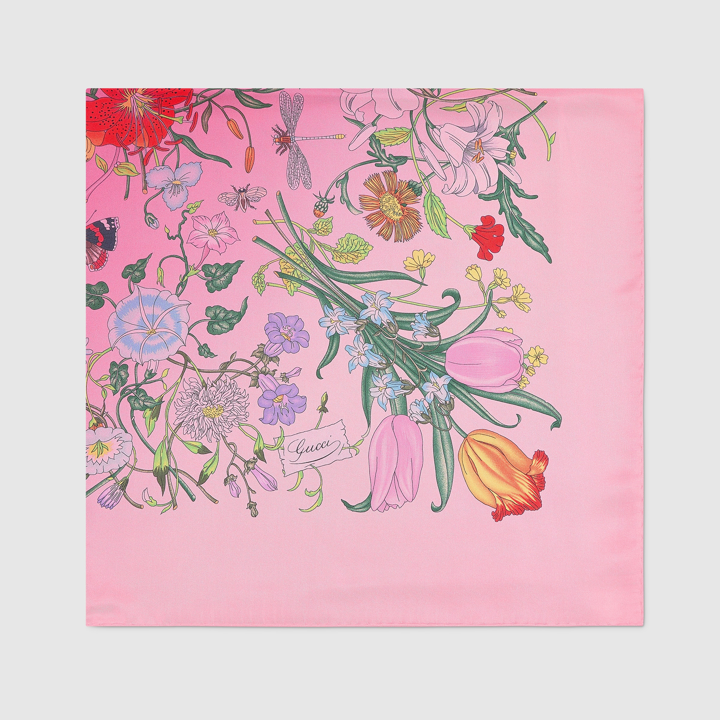 Printed silk carré - 2