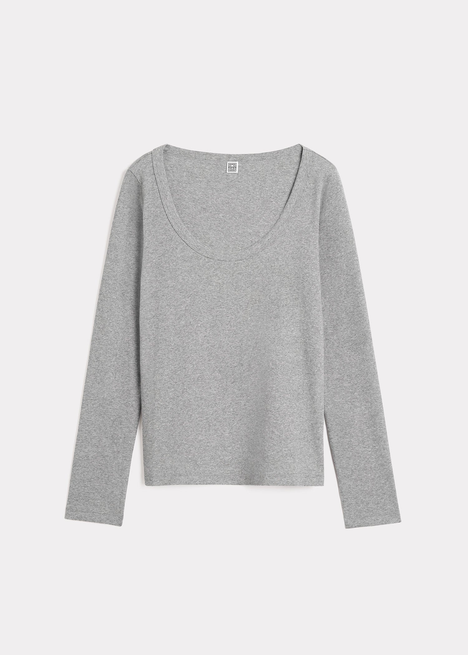 Classic rib top grey melange - 1