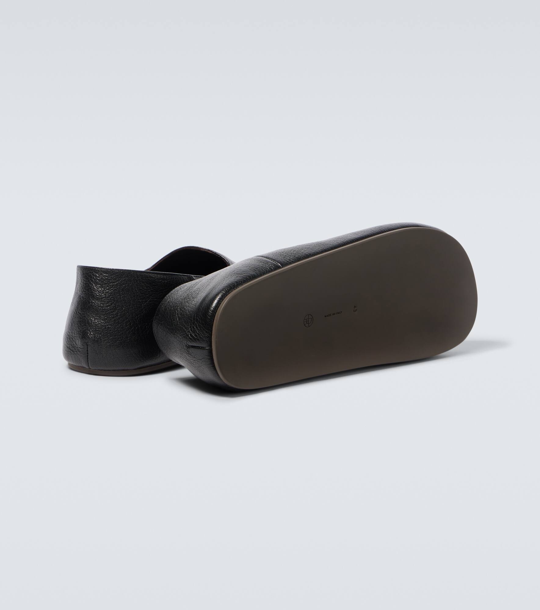 Hugh leather slip-on shoes - 7