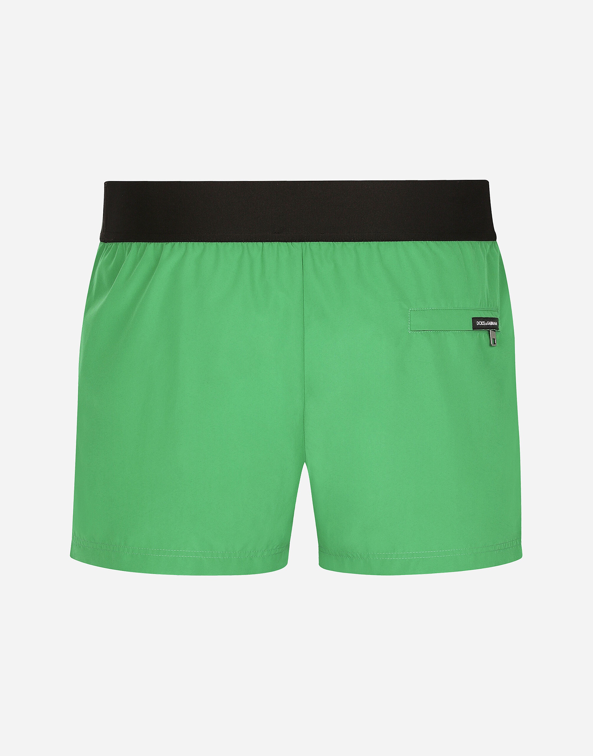 Short swim trunks with Dolce&Gabbana logo - 3