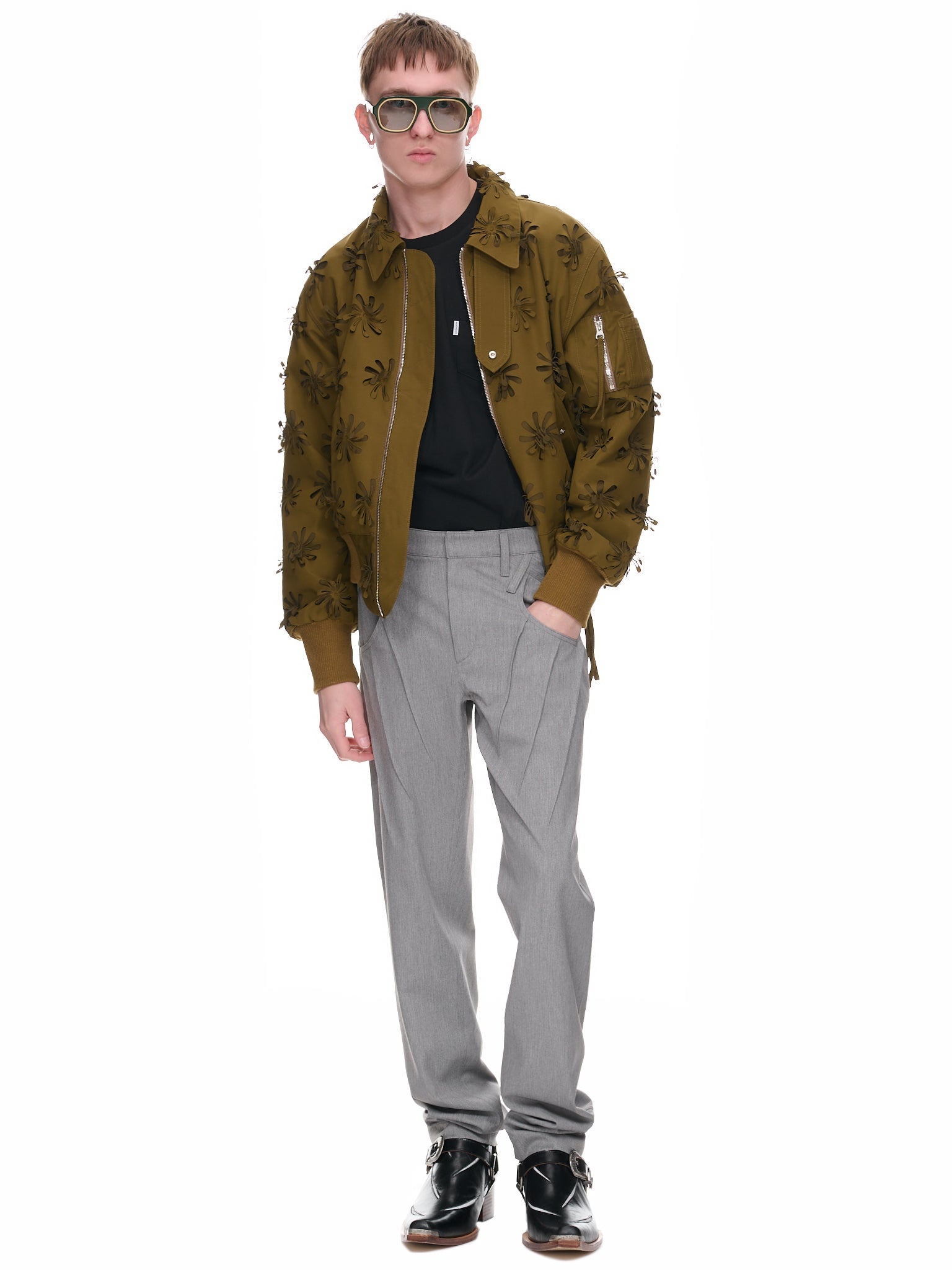 Pleated Wool Pants - 6