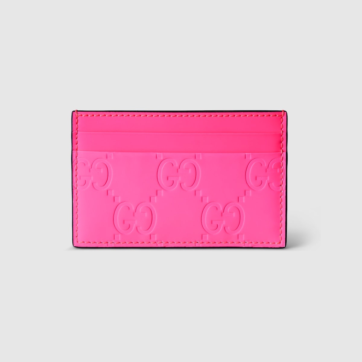 GG rubber-effect card case - 4