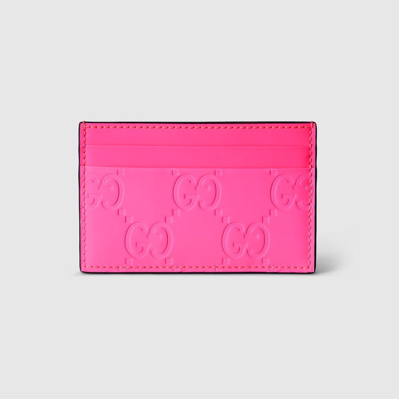 GG rubber-effect card case 4