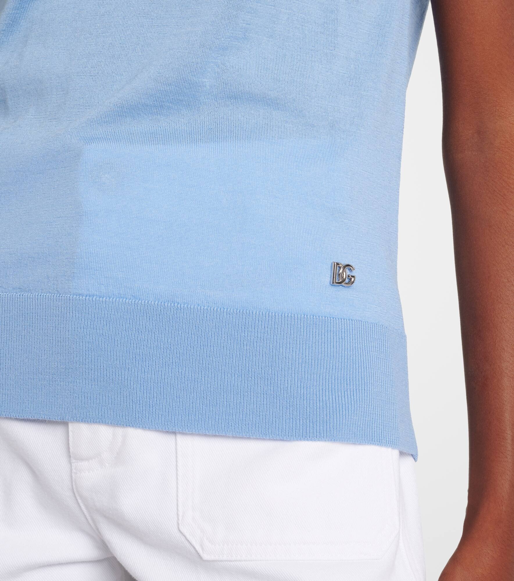DG cashmere and silk top - 5