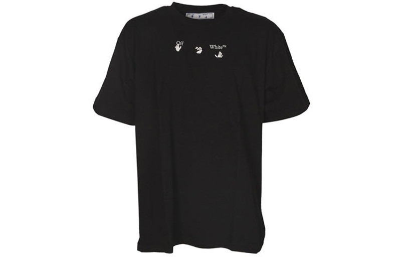 Off-White Off-White Red Marker Over Tee 'Black' OMAA038S21JER0021025 outlook