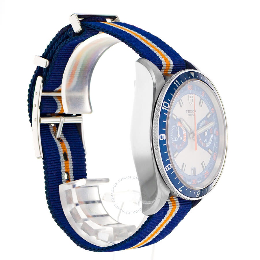 Pre-owned Tudor Heritage Chrono Chronograph Automatic Blue Dial Men's Watch 70330B - 7