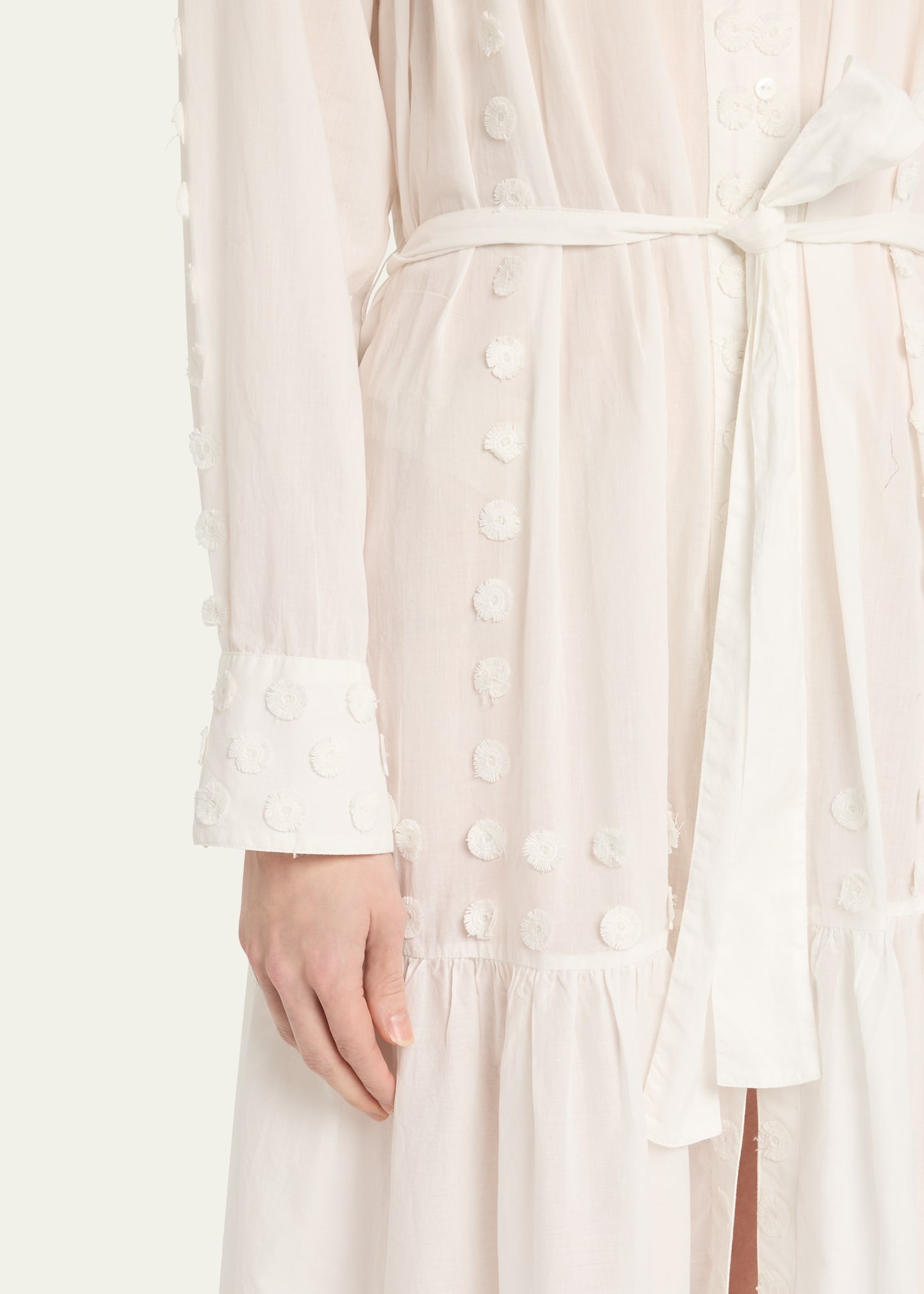 Emera Long-Sleeve Shirtdress Coverup - 5