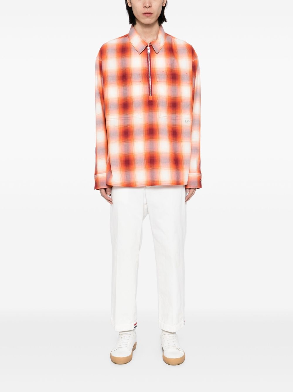 plaid-check shirt - 2