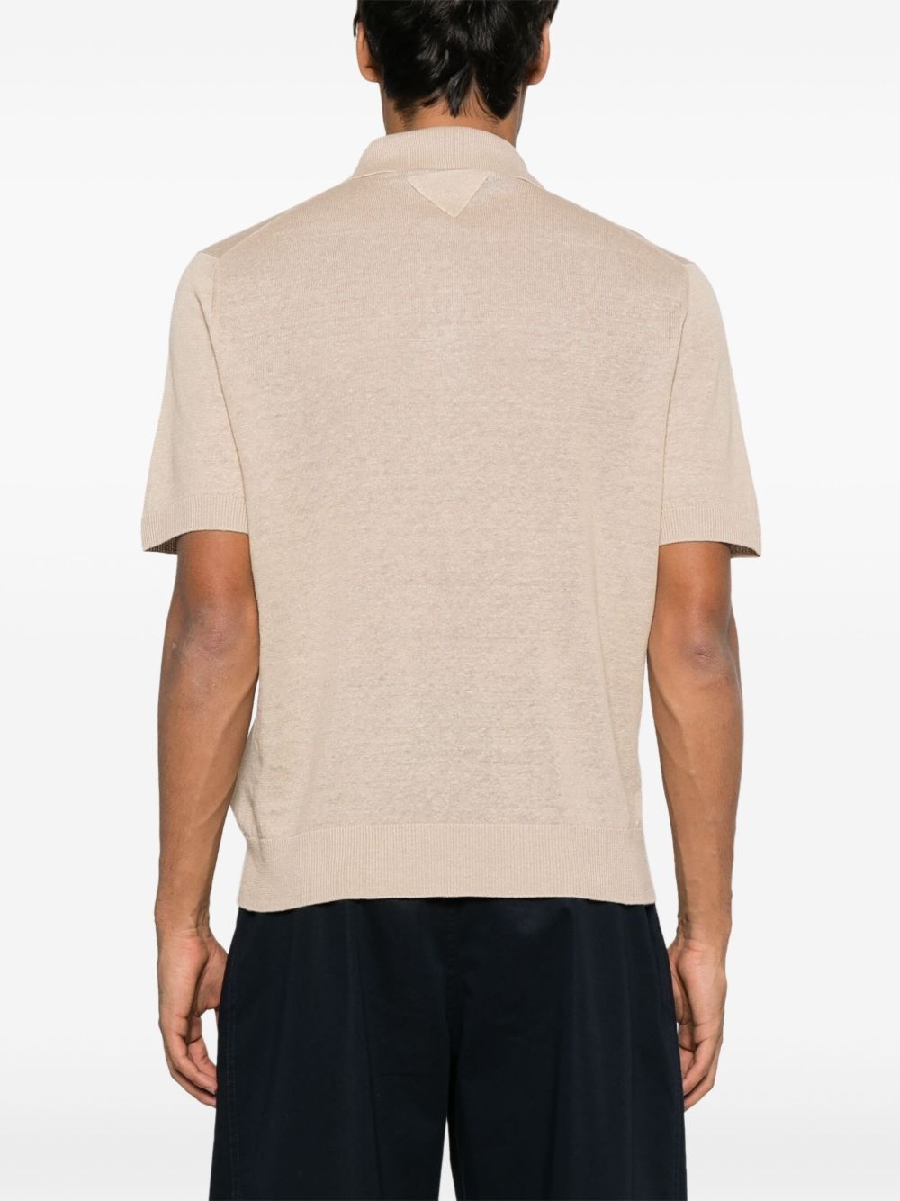 fine-knit polo shirt - 3