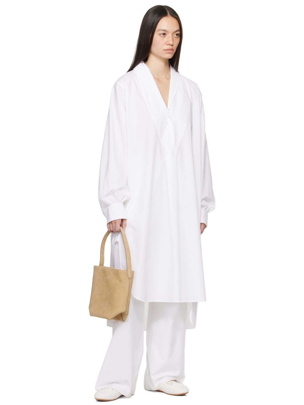 Beige Small N/S Park Tote - 4