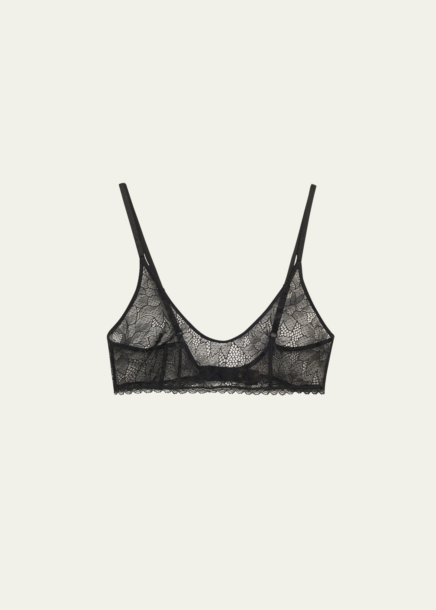 Dahlia Floral Lace Soft Bra - 1
