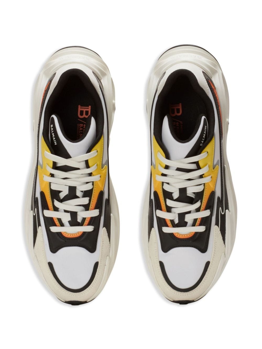 Run-Row embossed-logo trainers - 4
