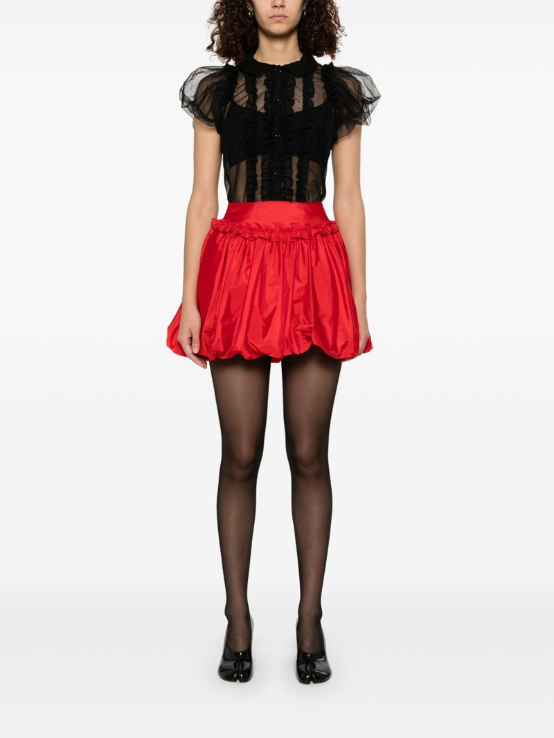 Simone Rocha gathered-detail mini skirt outlook
