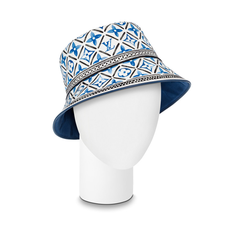 Monogram Flower Tile Hat 3