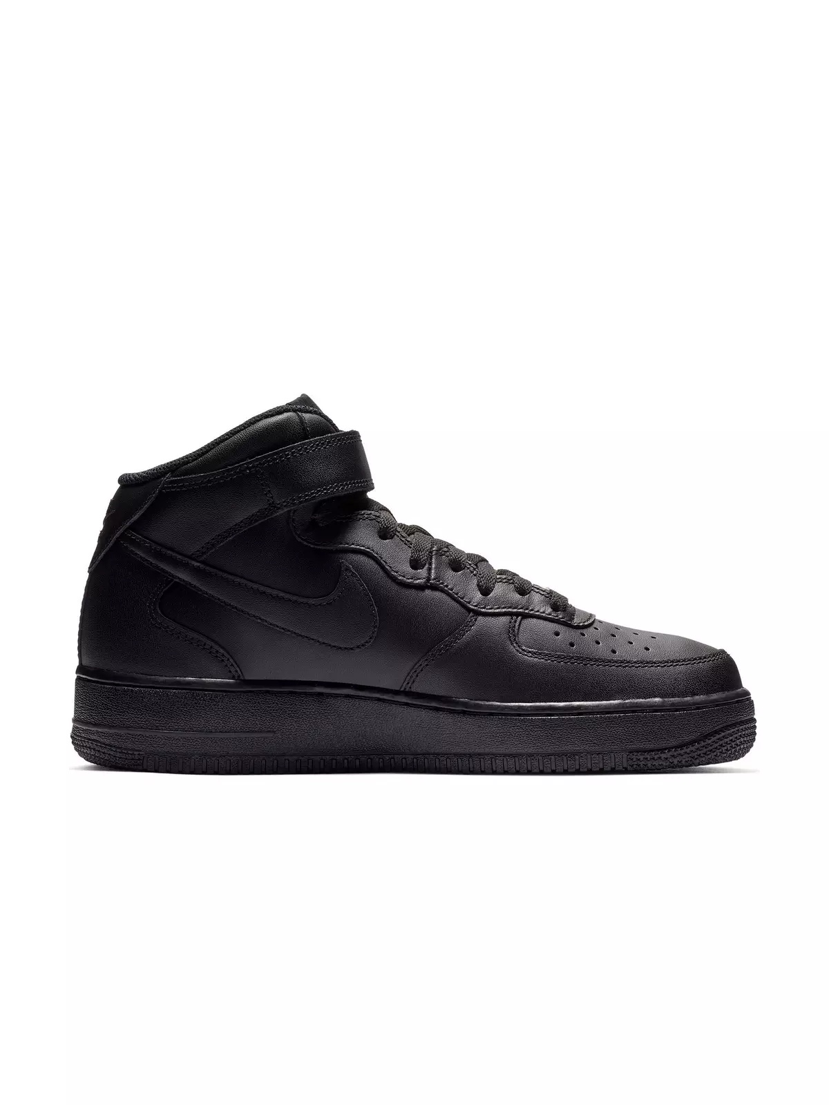 Air Force 1 Mid "Black" Men's Shoe - 2