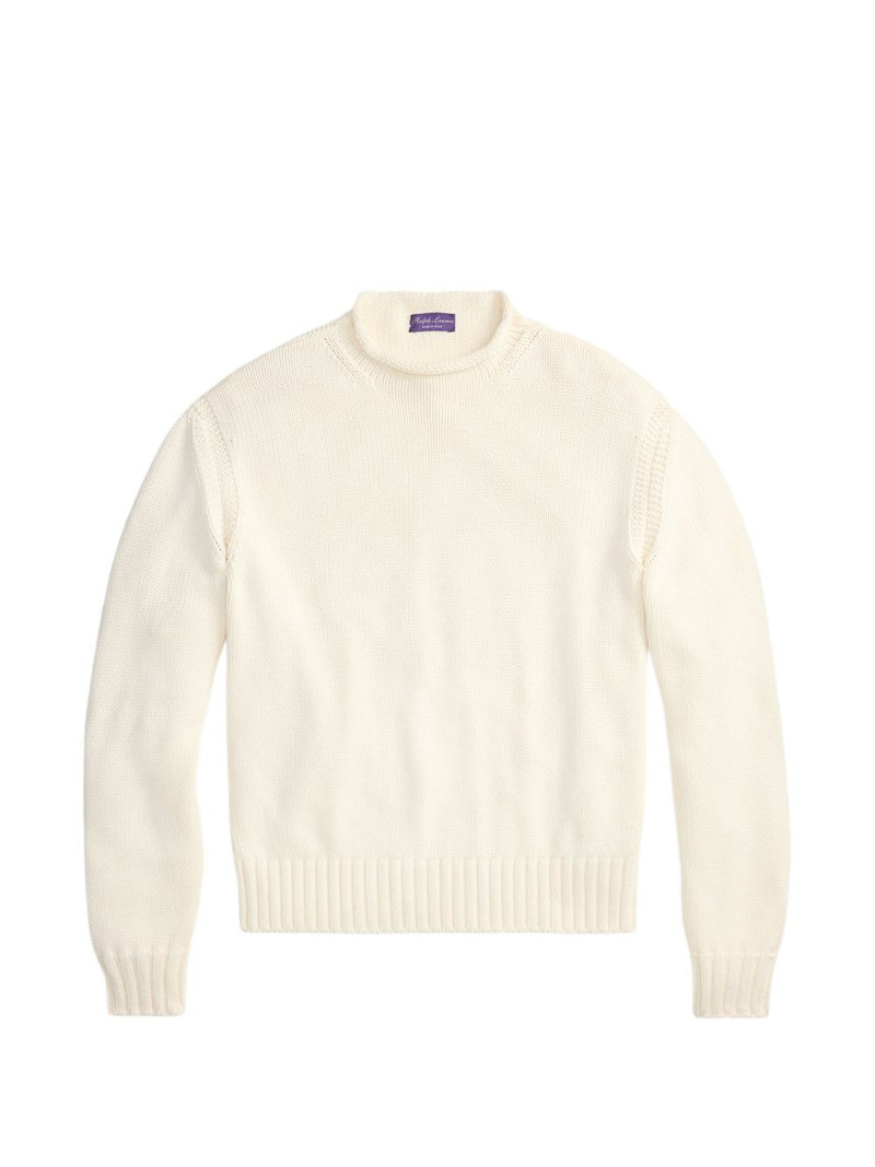 roll-neck cotton sweater 1